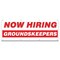 Signmission Now Hiring Groundskeepers Banner Apply Inside Accepting Application Single Sided B-96-30253 - alternate 1